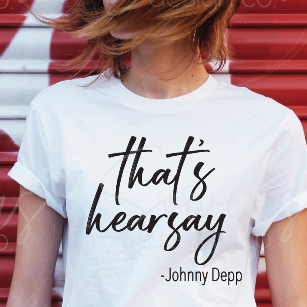 Johnny Depp THATS HEARSAY T-Shirt